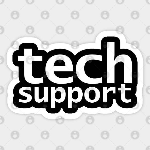 Tech Support Funny Typography Sticker by ellenhenryart